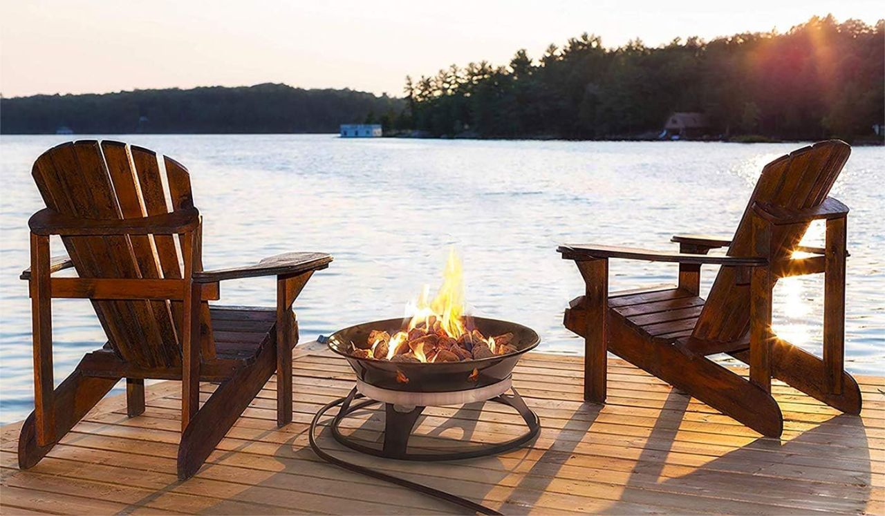 Outland Living 21-Inch Portable Propane Fire Pit Cypress 863