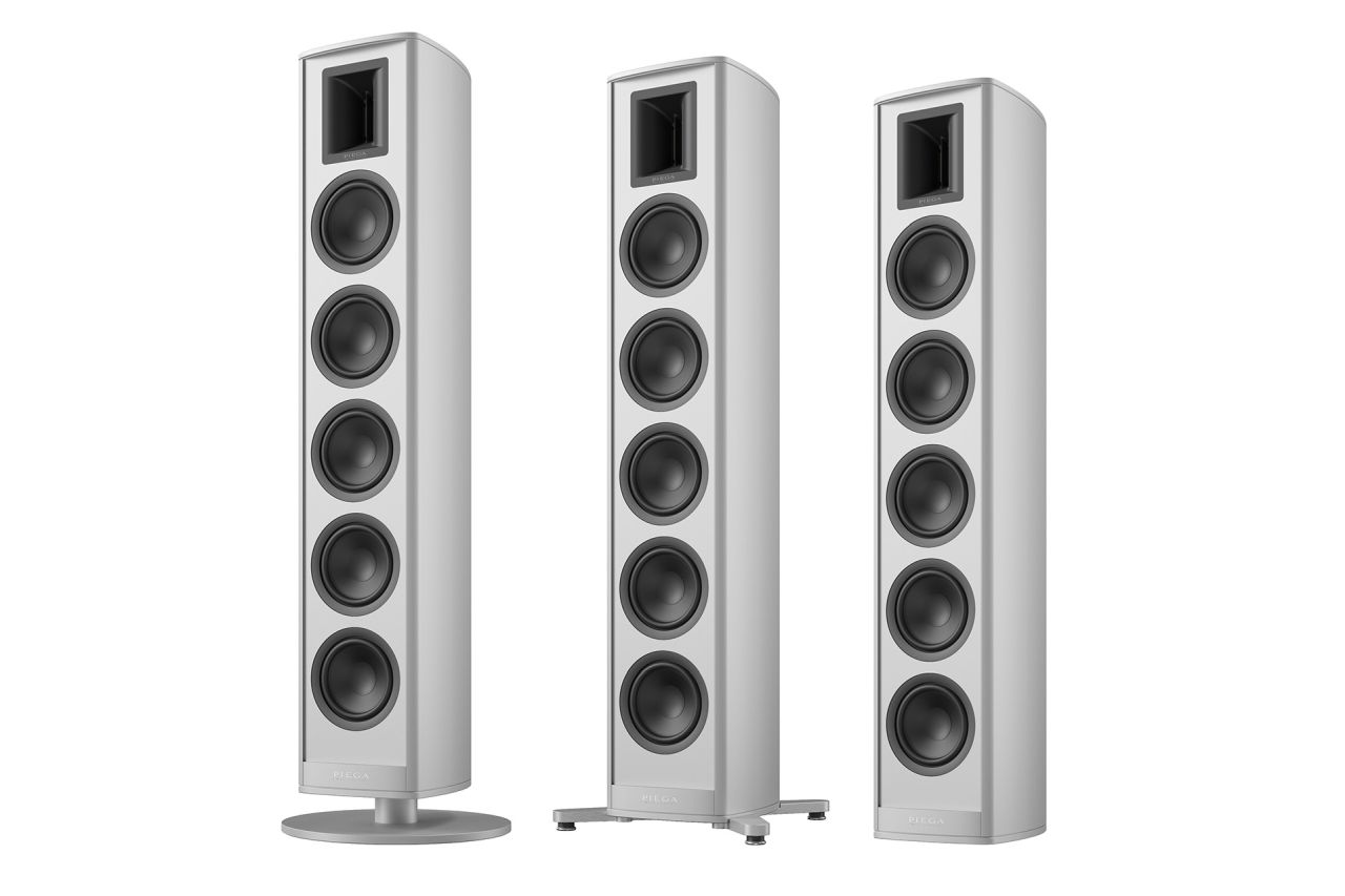 Piega Premium 801 Loudspeaker has Ribbon Tweeter With Horn Attachment