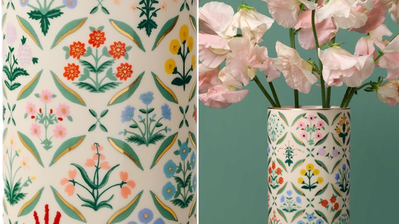 RIFLE PAPER CO. Estee Porcelain Vase