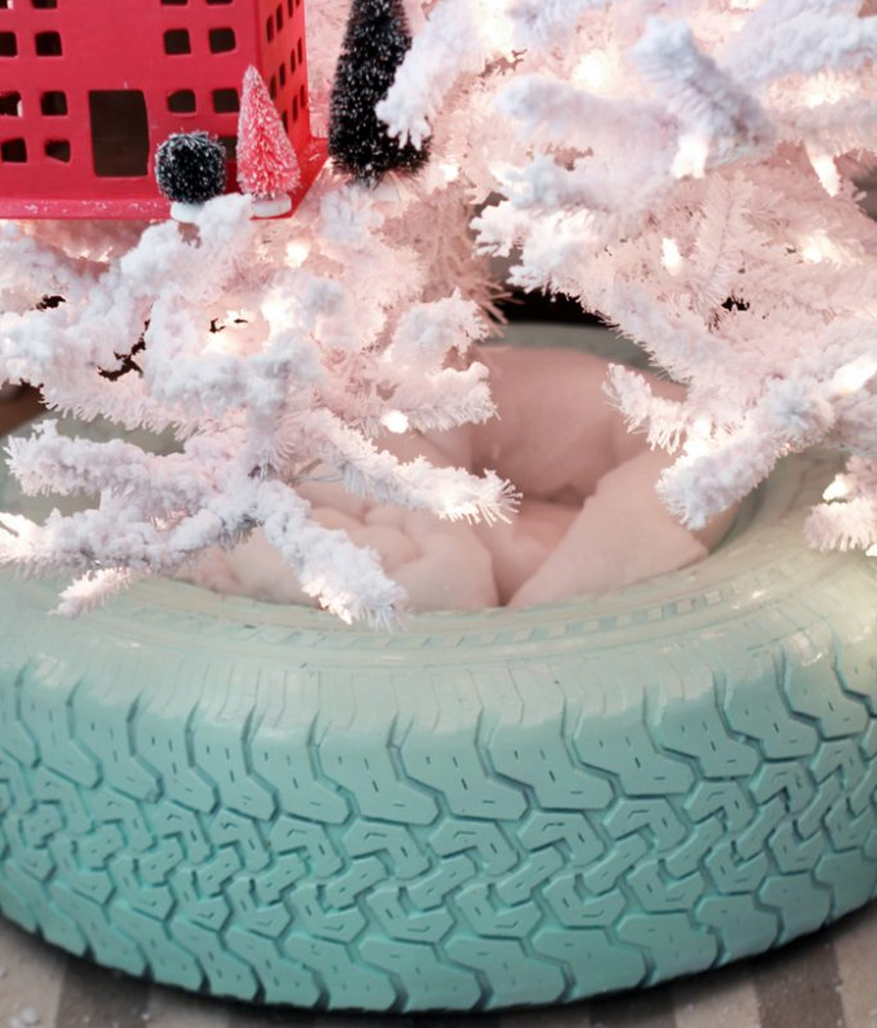 Recycled Tire Christmas Tree Base