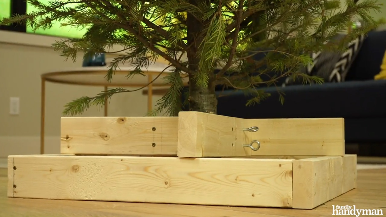 Rustic Christmas Tree Stand