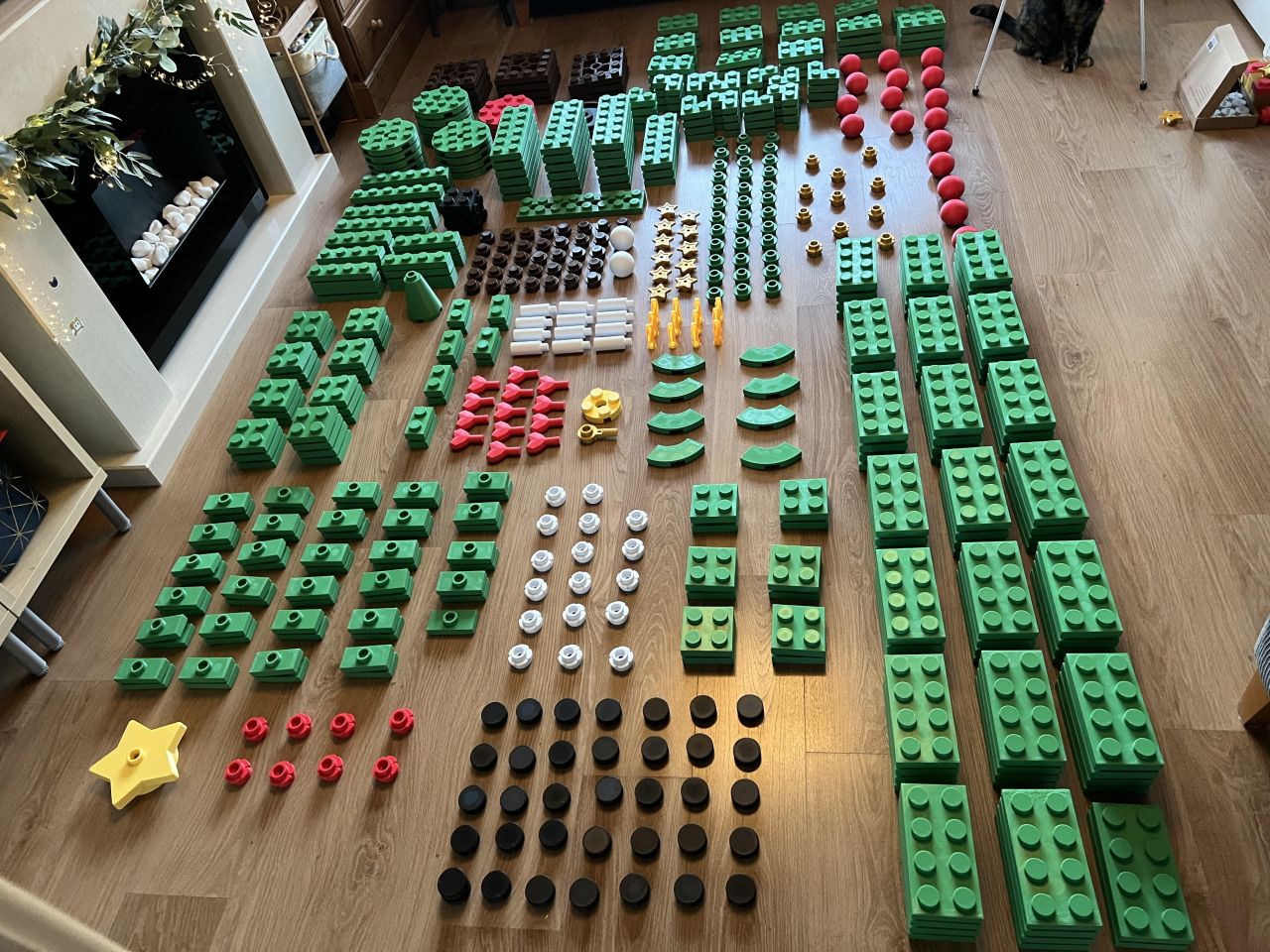 Ruth Amos Builds Giant Replica of LEGO Christmas Tree