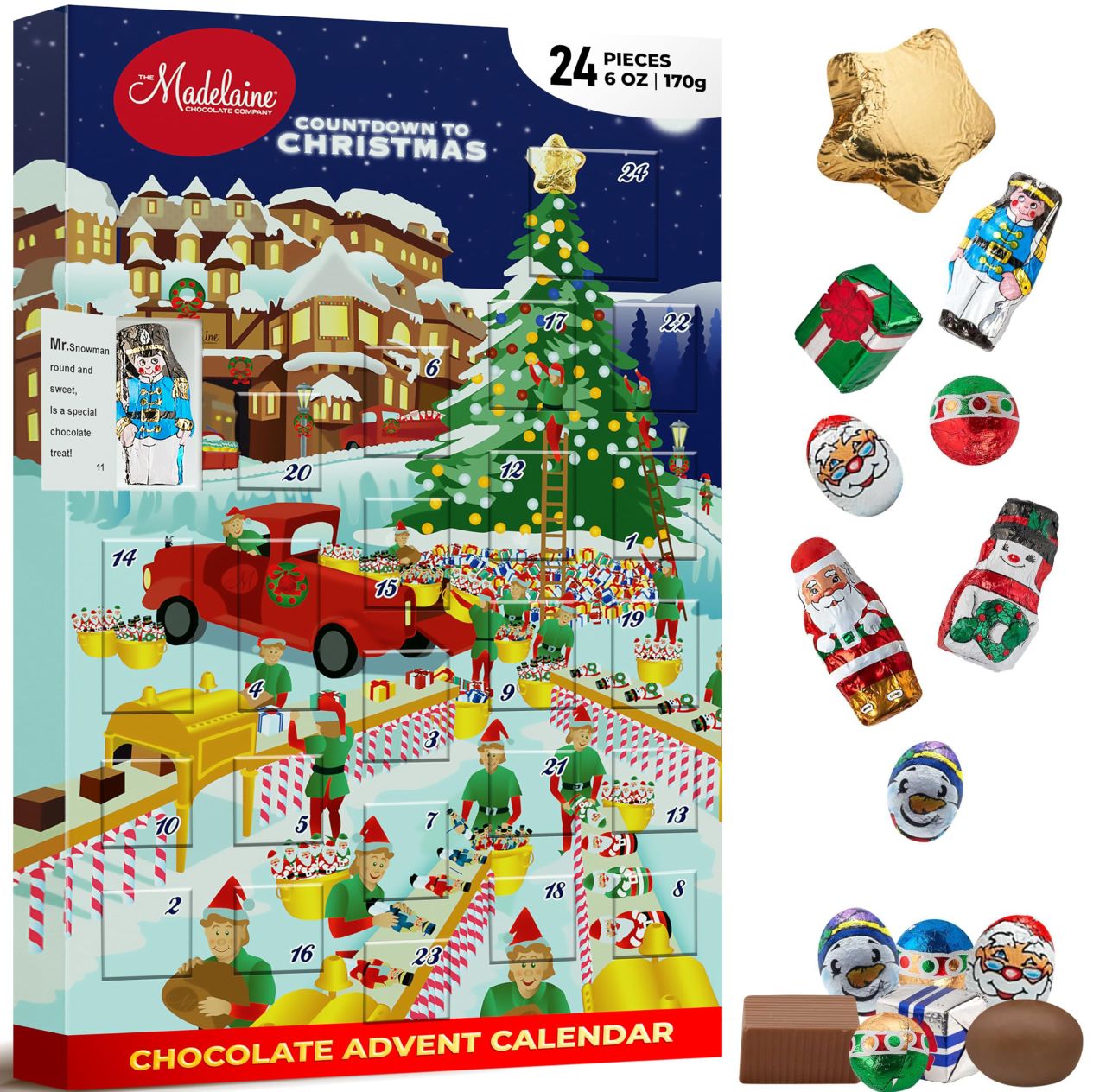 Santa's Workshop Countdown Christmas Advent Calendar