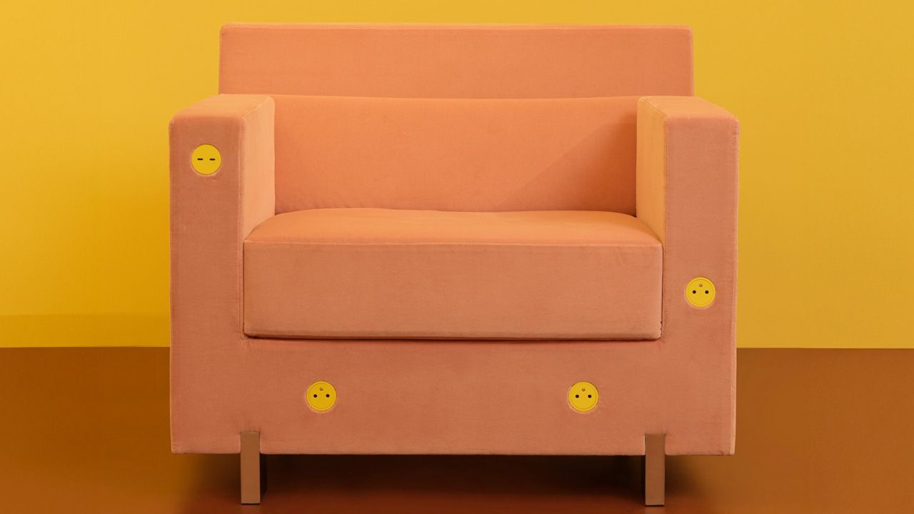 Smiley Armchair by India Mahdavi