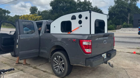 Teardrop-Style Wood-Free Camper Pod is Built to Slide Right Into Your Pickup Adventurers Stubby Slide In Camper