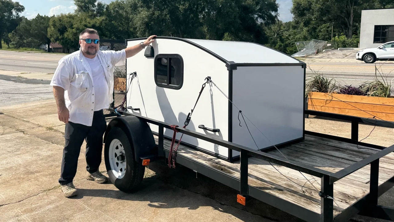 Stubby Slide In Camper