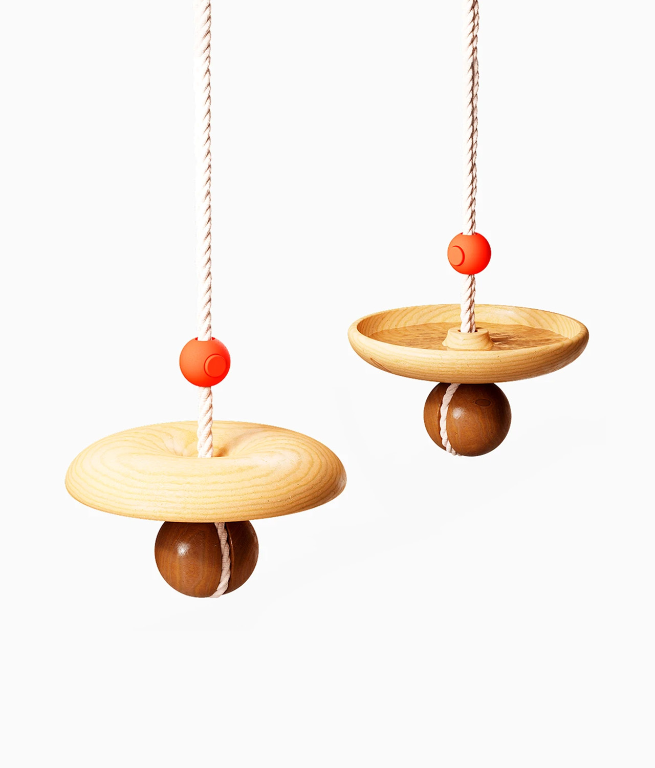 The Birddy functions as a swing and a bird-feeder as well