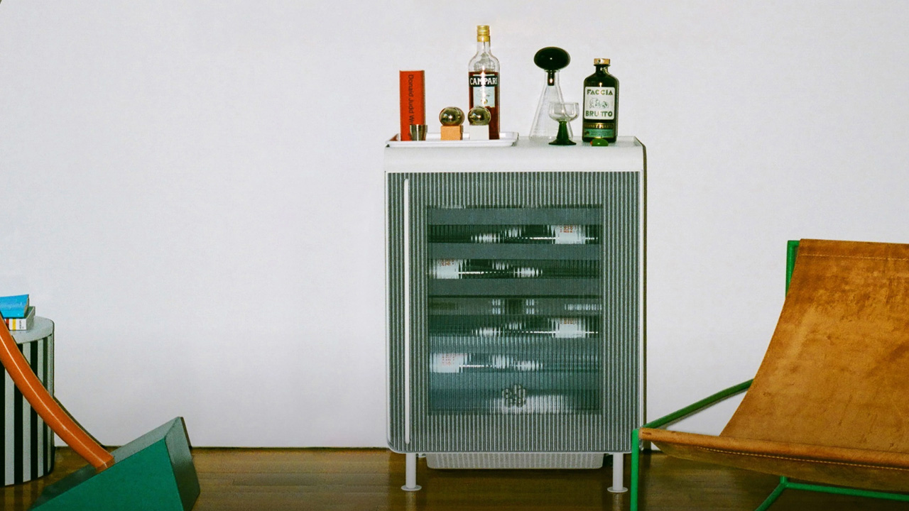 The Rocco Smart Fridge's top surface doubles as a serving station.