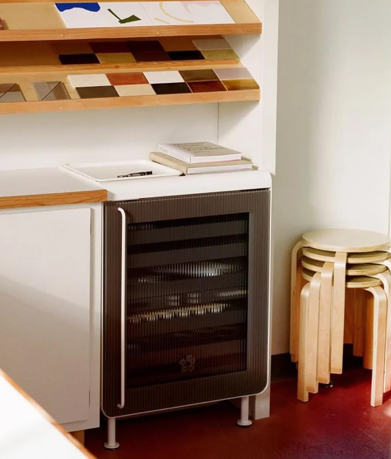 The Rocco Smart Fridge seamlessly blends with any interior style.