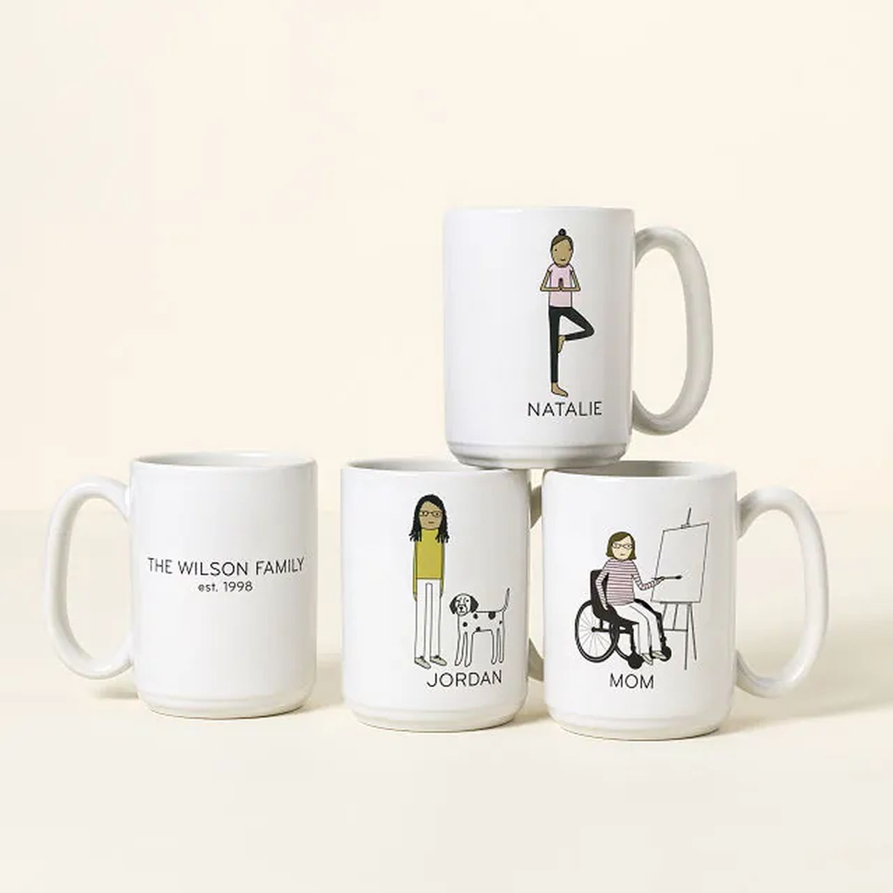 Uncommon Goods Personalized Hobby Mugs