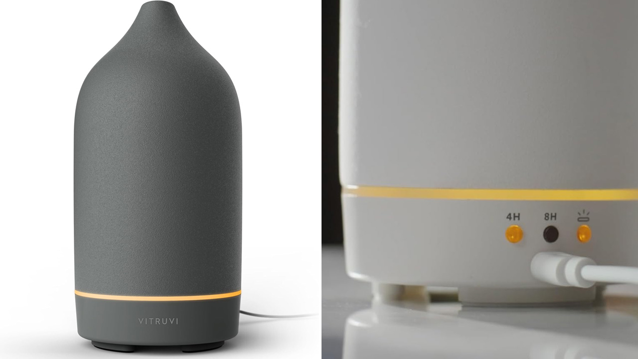 Vitruvi Stone Ceramic Ultrasonic Essential Oil Diffuser