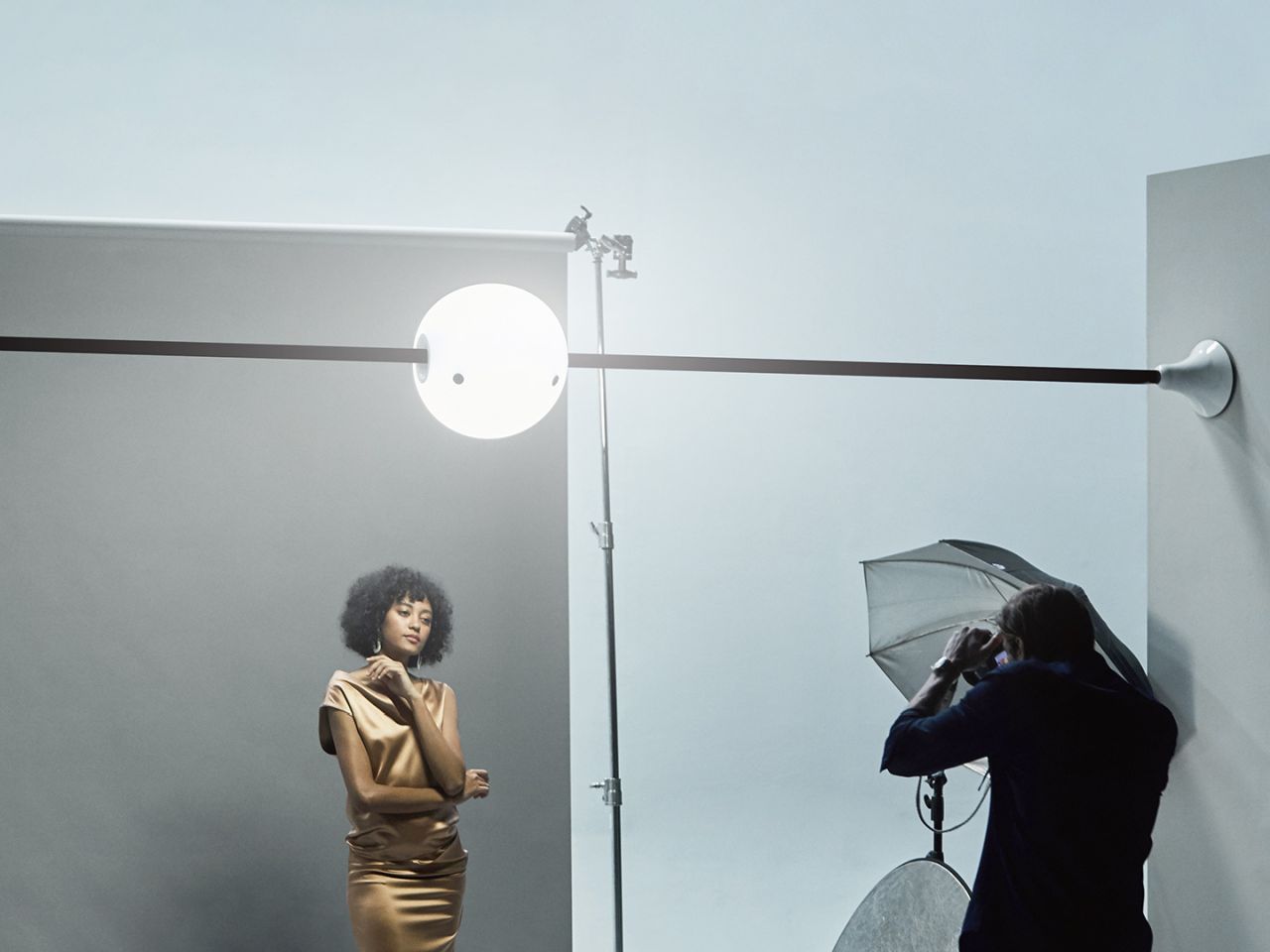 White Rabbit Home Robot Moves With You to Provide Light and Music on the Spot