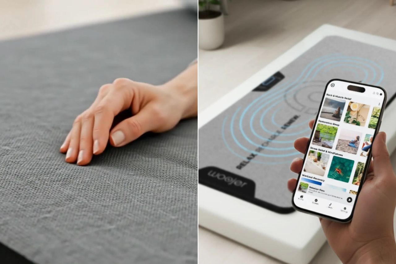 Woojer Haptic Wellness Mat Turns Sounds Into deep, Full-Body Vibrations