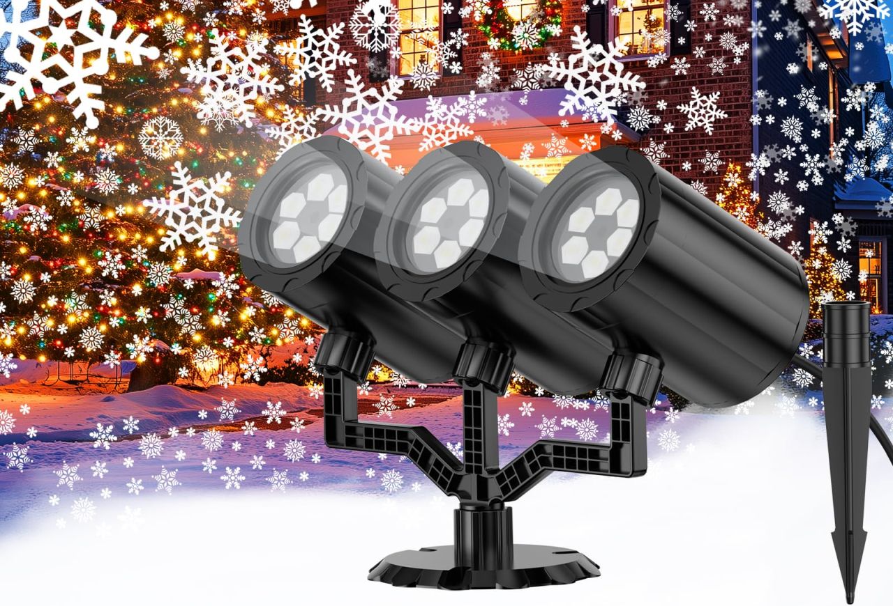 YAGOPAL Christmas Snowflake Projector