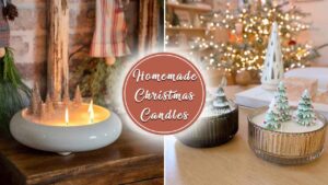 Christmas DIY candles featured image
