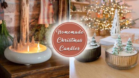 Christmas DIY candles featured image