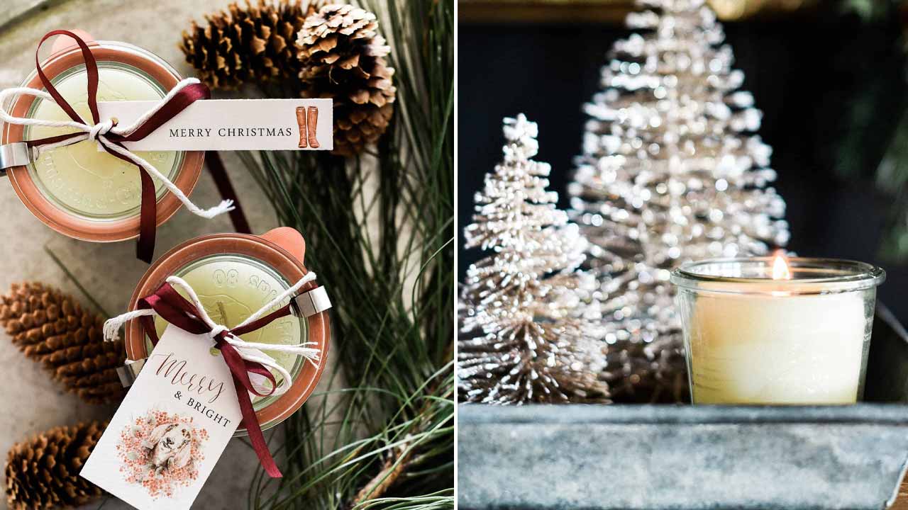 DIY Christmas candles-11