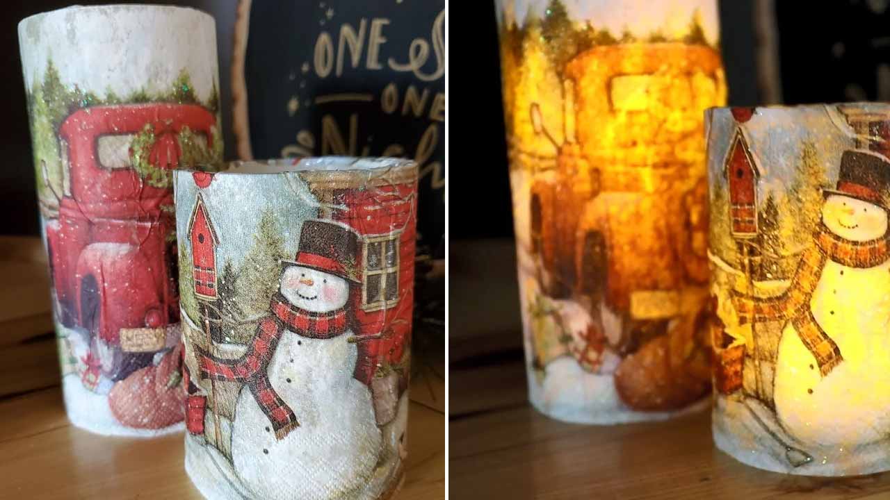 DIY Christmas candles-12