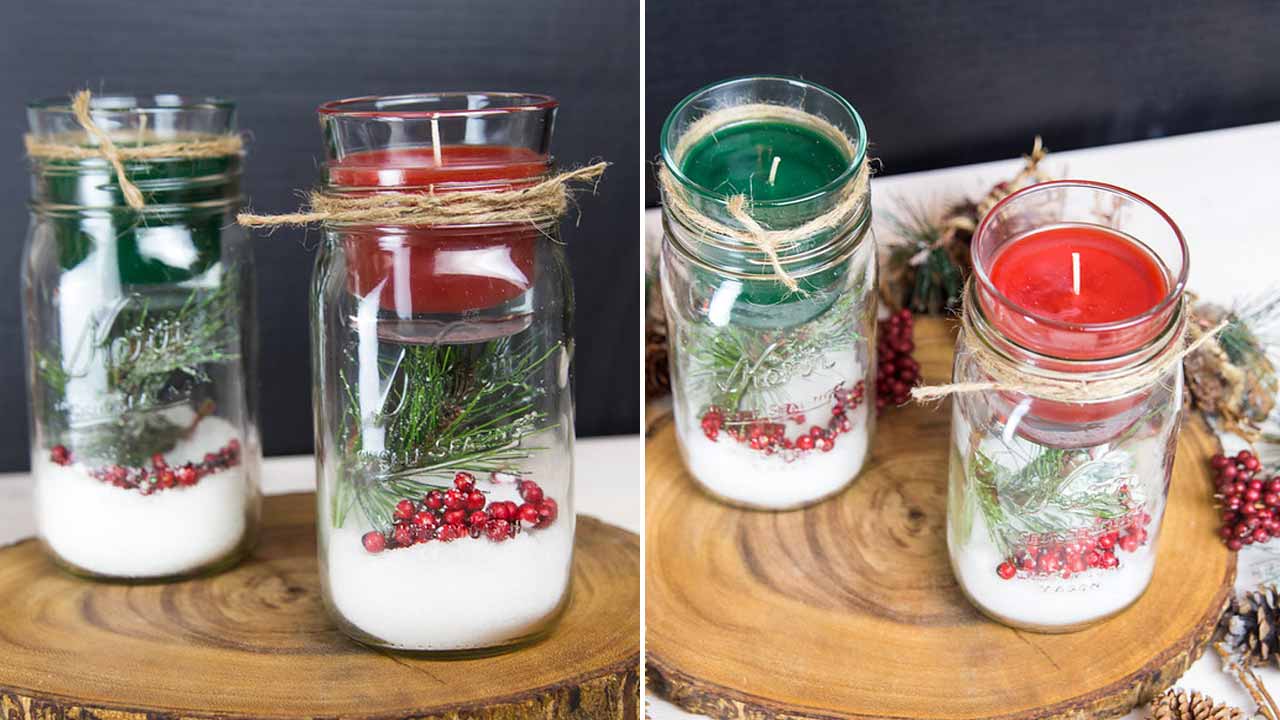 DIY Christmas candles-5