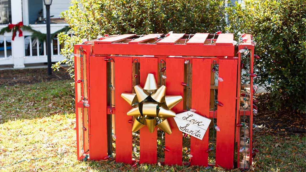 Sustainable pallet decoration