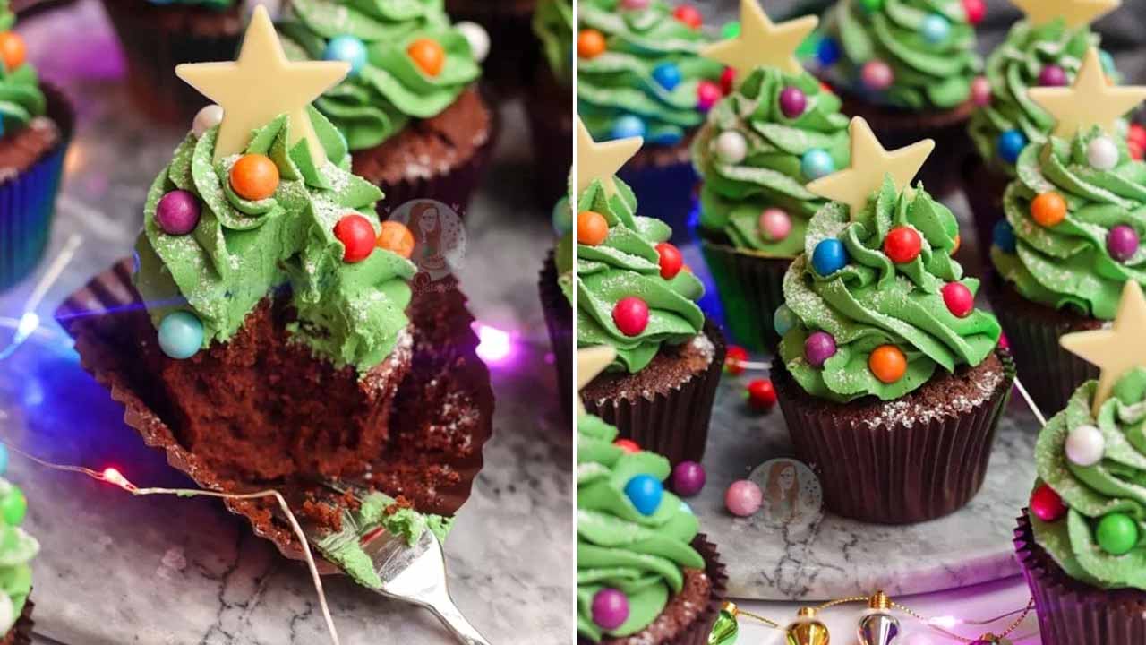 Christmas cupcakes-5