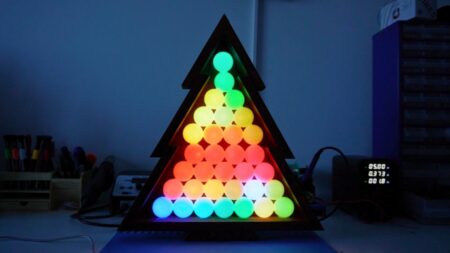 musically reactive christmas tree