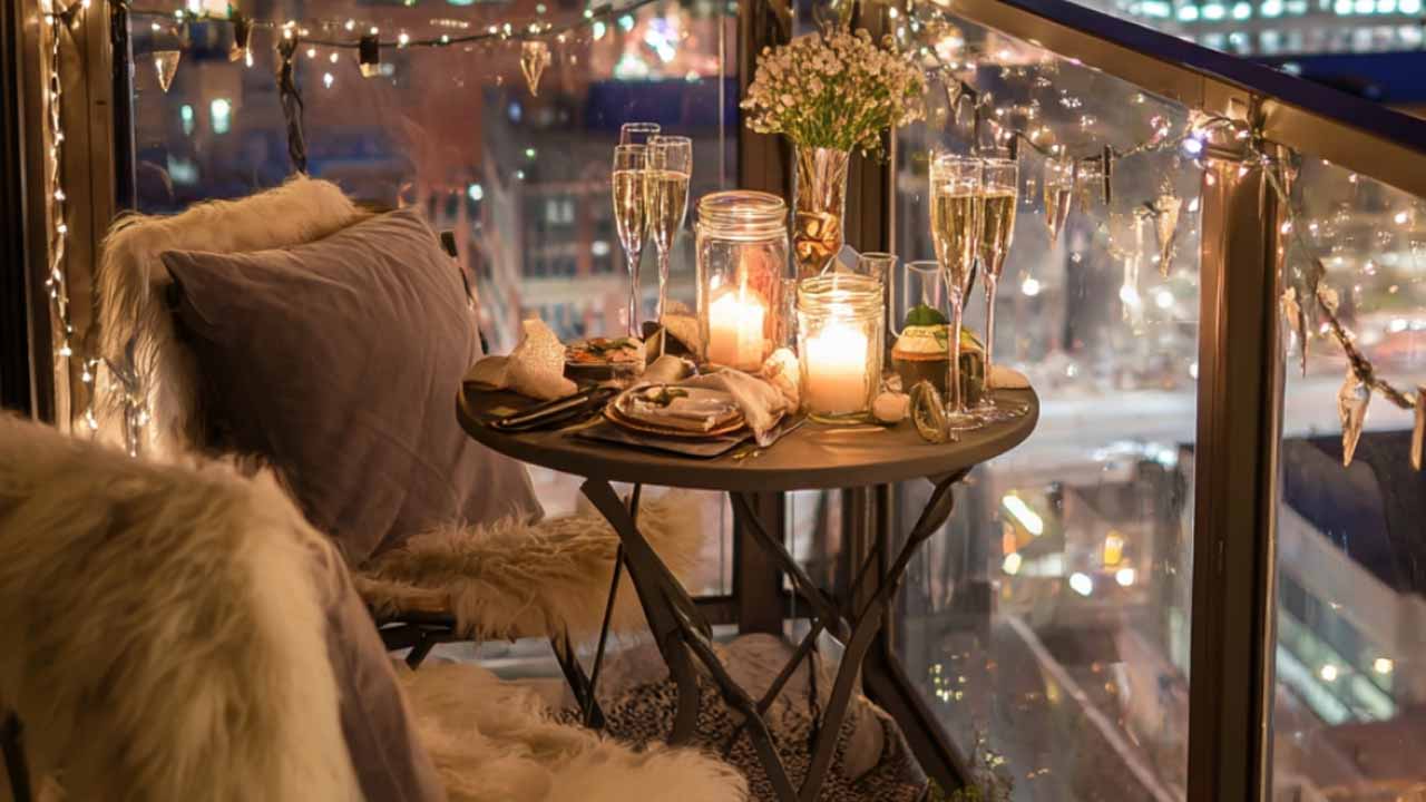 new year tablescape decoration