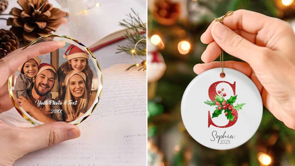 Best Personalized Christmas Ornaments on Amazon That’ll Become Family Heirlooms Personalized Christmas Ornaments