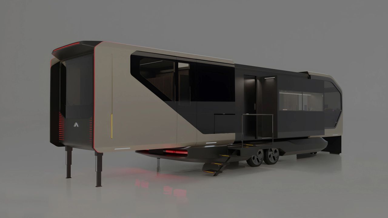 AC Future and Pininfarina AI-THt Trailer at CES 2026