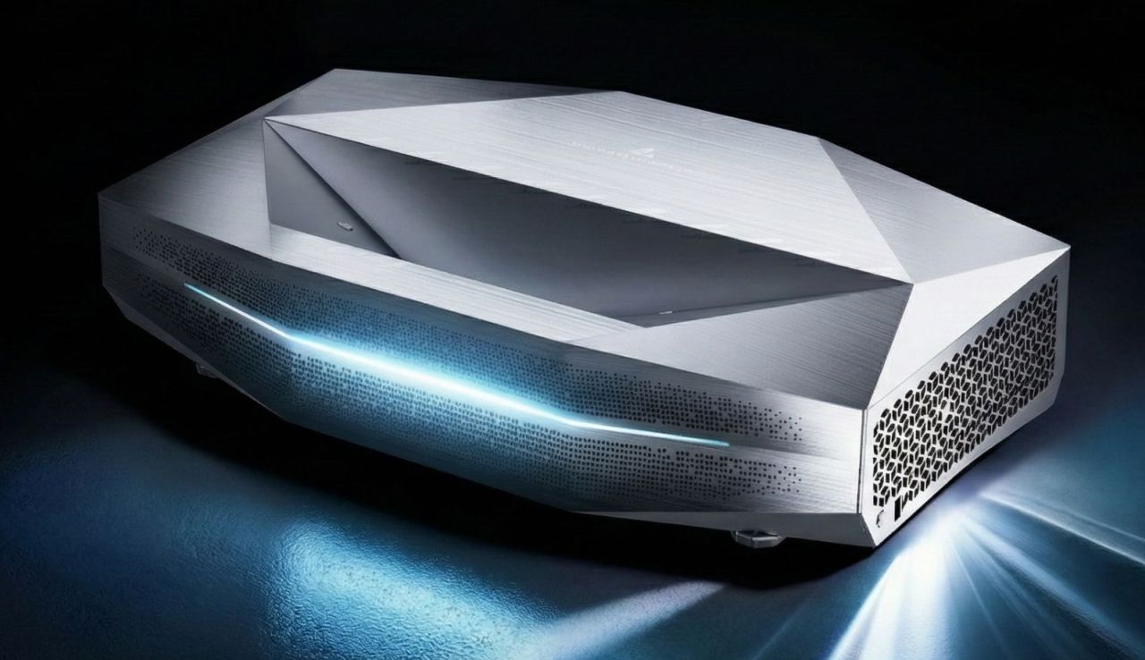 Aetherion Pro 4K Ultra short throw projector by AWOL Vision 