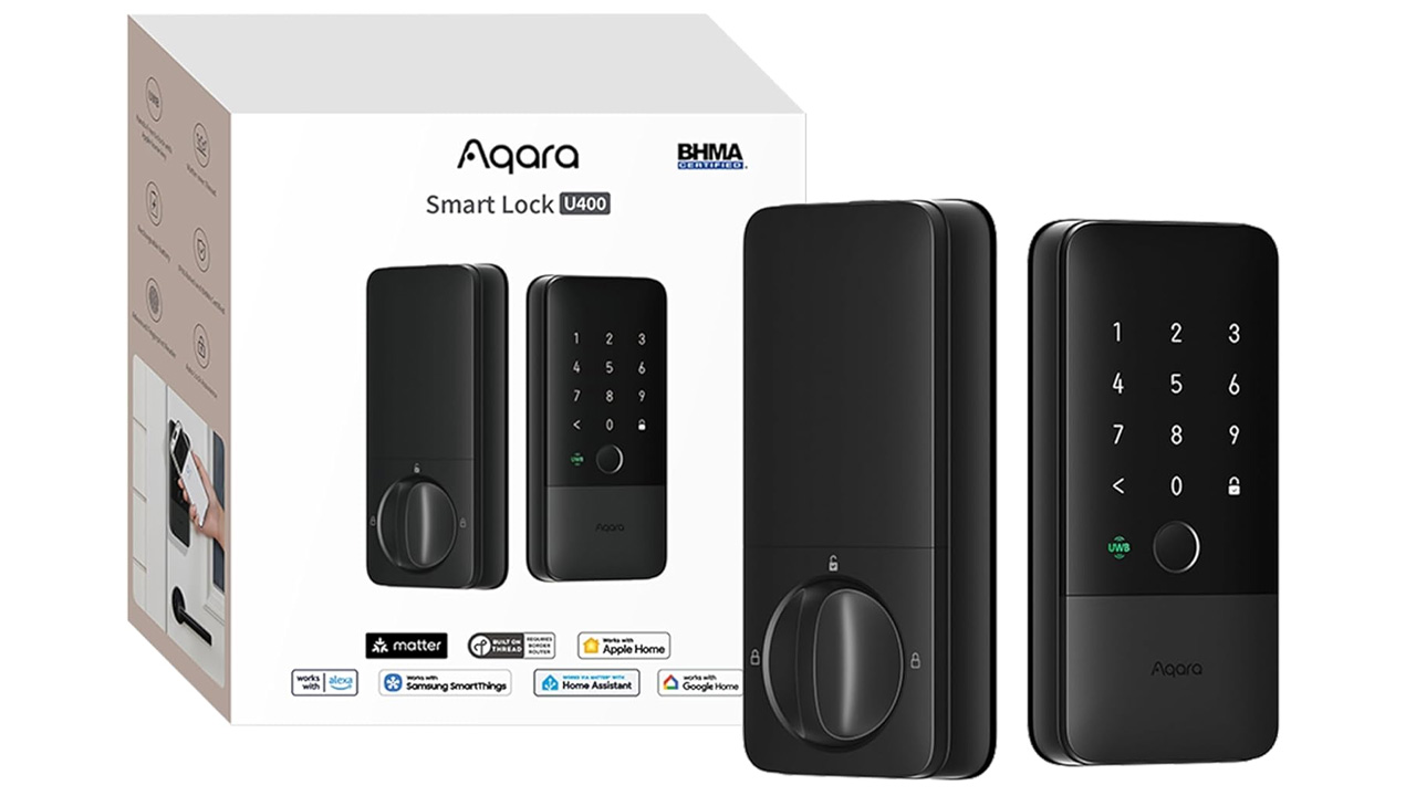 Aqara-smart-door-lock-U400-with -UWB-hands-free unlocking 