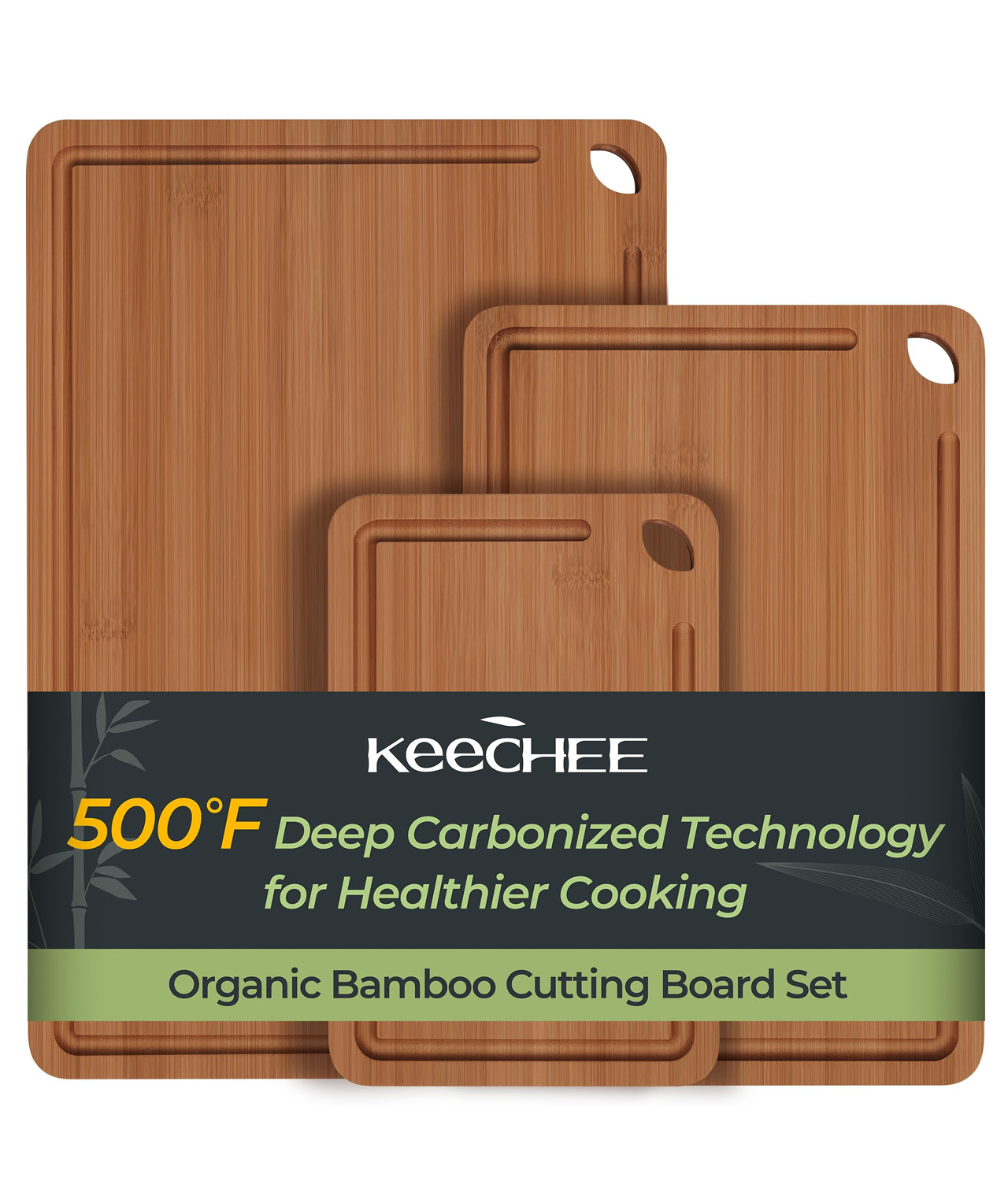 Bamboo Cutting Board Set