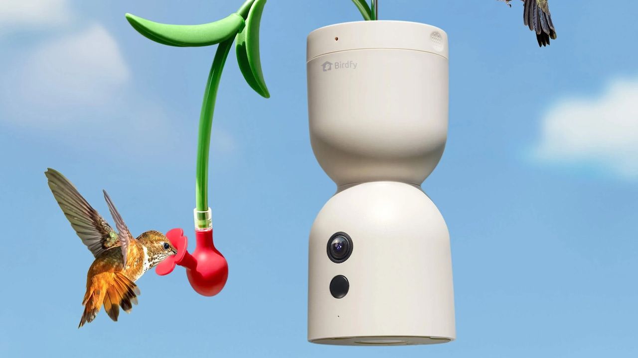 Birdfy Smart Hummingbird feeder Hum Bloom - 2 - Copy