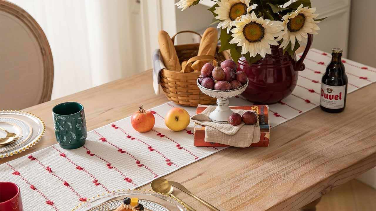 Boho-Red-Table-Runner