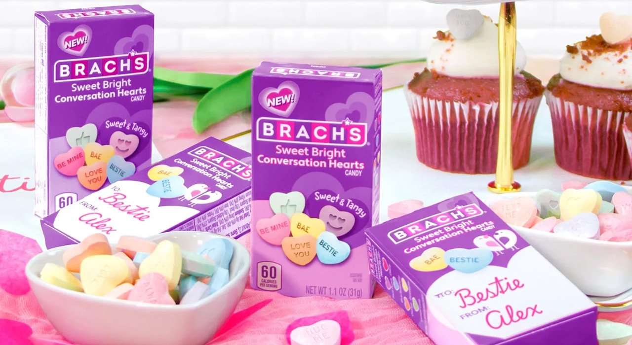 Brach’s Iconic Sweet Bright Conversation Hearts is Making Comeback This Valentine’s Day