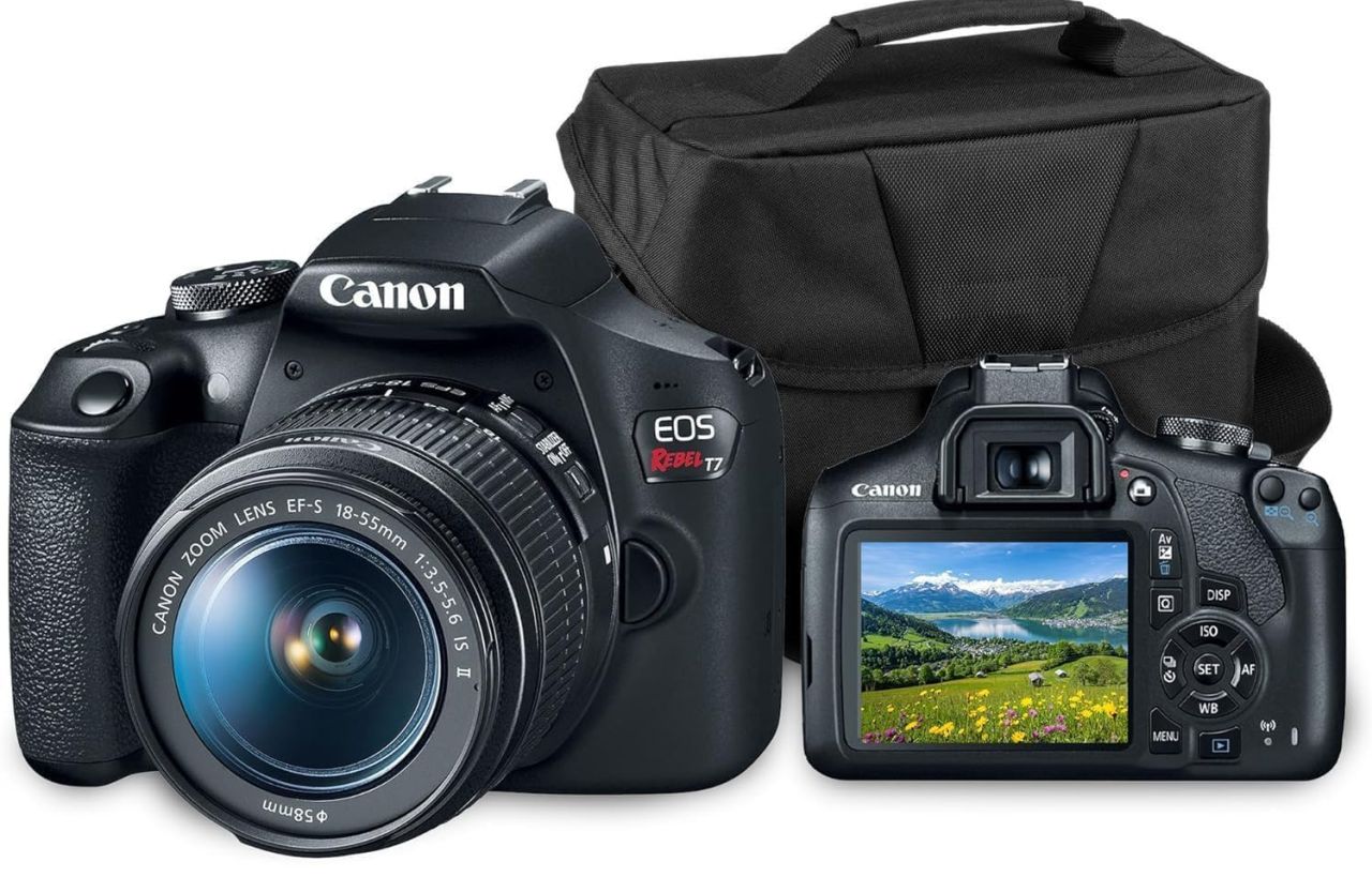Canon EOS Rebel T7 DSLR Camera