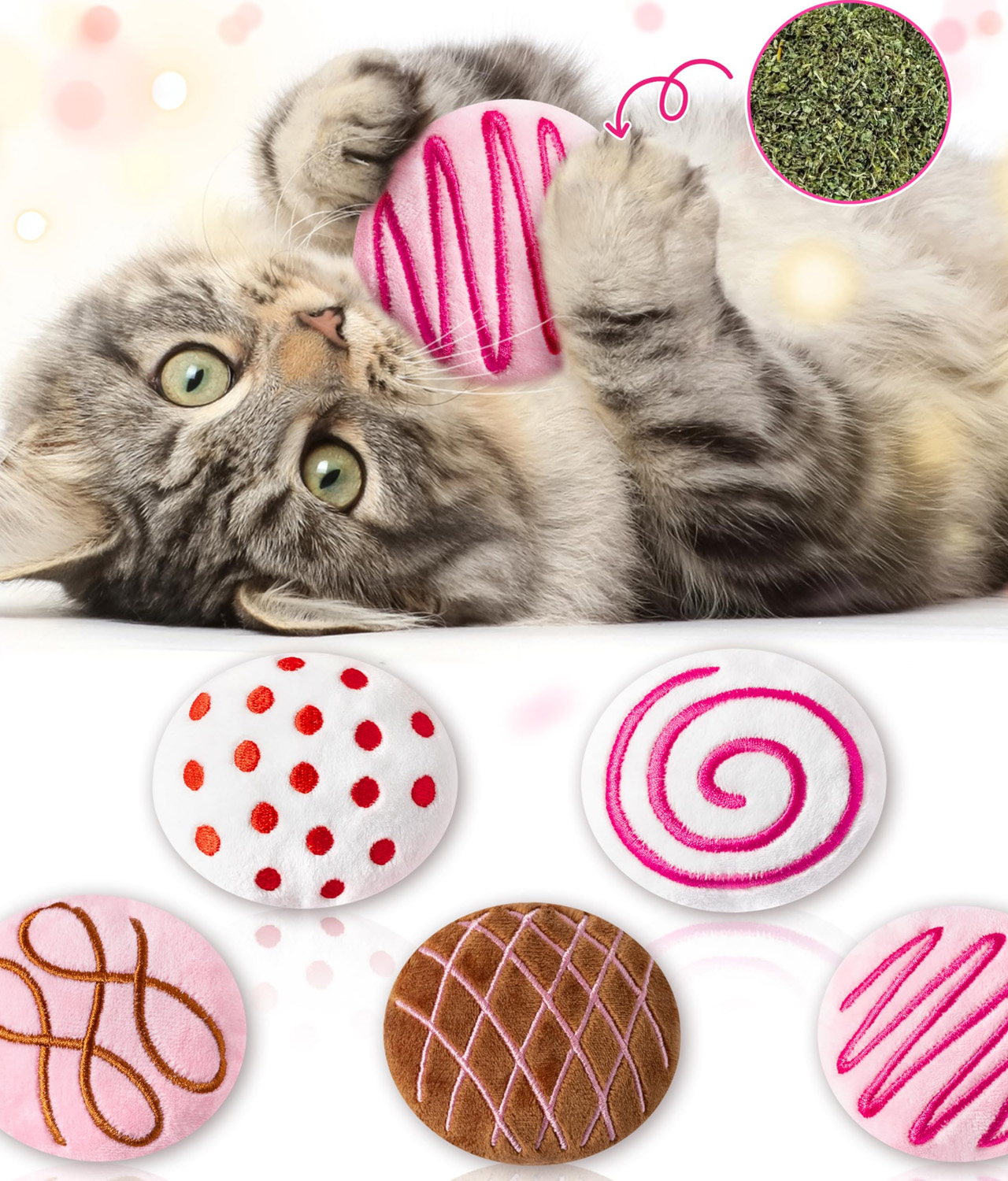 Chocolate Truffle Catnip Chew Toys