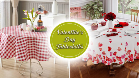 Best Under $30 Valentine’s Day Tablecloths You can Buy Right Now Create Romantic Tablescape with Valentine’s Day-Themed Tablecloths
