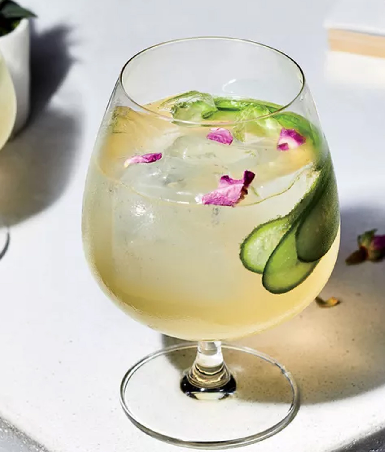 Cucumber-Rose Gin Spritz
