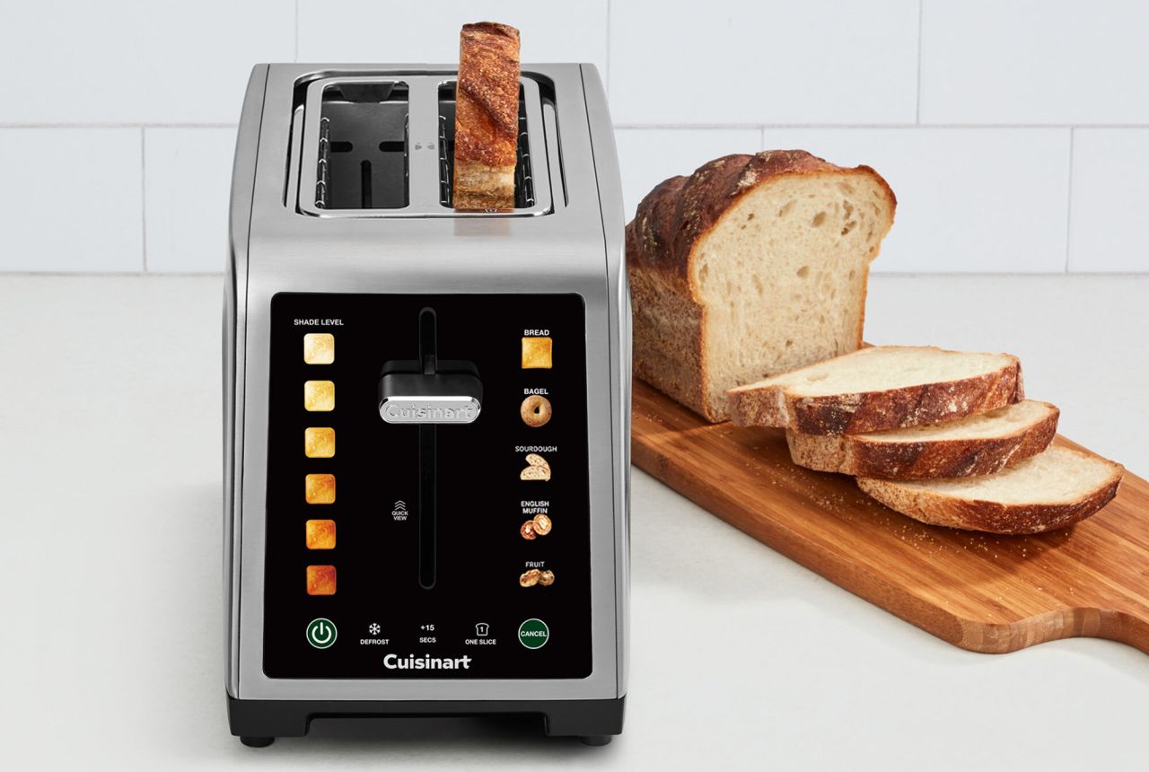 Cuisinart SimpliTouch XL Colour Touchscreen 2-Slice Toaster