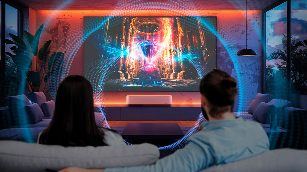 Epson Lifestudio Grand EH‑LS970 Projects 150-inch True 4K Image at 4,000 Lumens Brightness Epson’s Lifestudio Grand EH‑LS970 Offers 4,000 Lumens Brightness