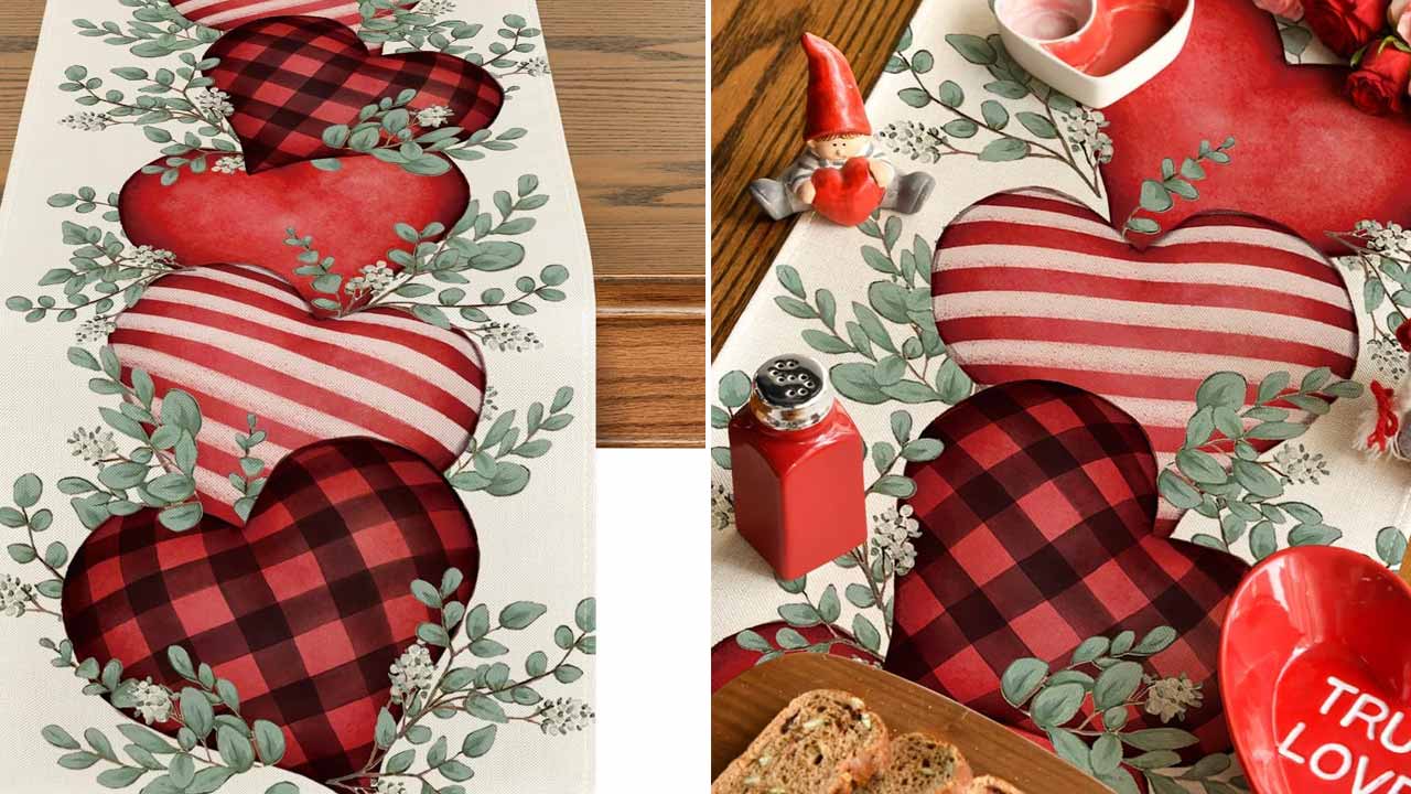 Eucalyptus-Hearts-Valentines-Day-Table-Runner