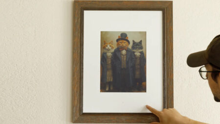 Fraimic’s E-Ink Smart Canvas Displays AI Wall Art Generated by Voice Prompts Fraimic Smart Canvas generates AI Art from voice input