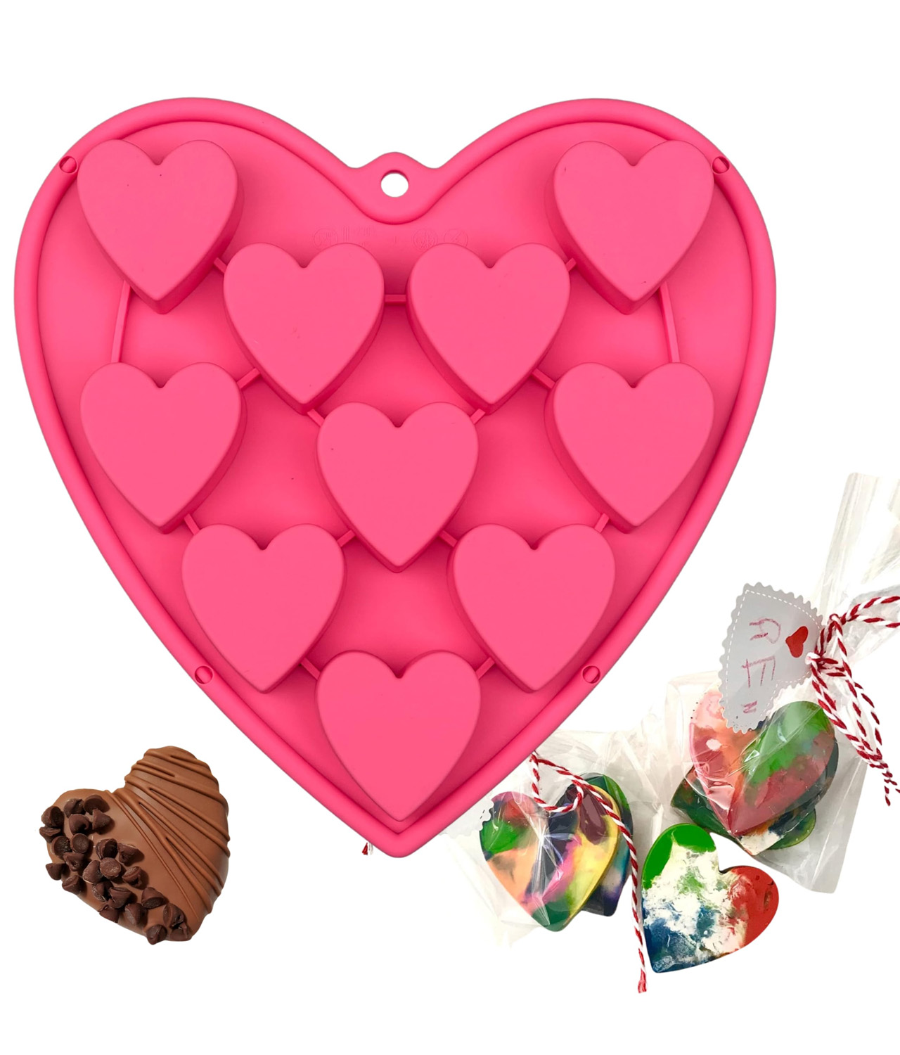 Heart Shaped Silicone Mold for Baking