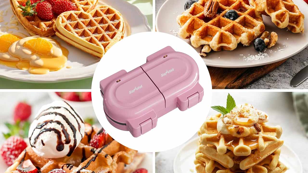 Heart-Shaped Waffle Maker