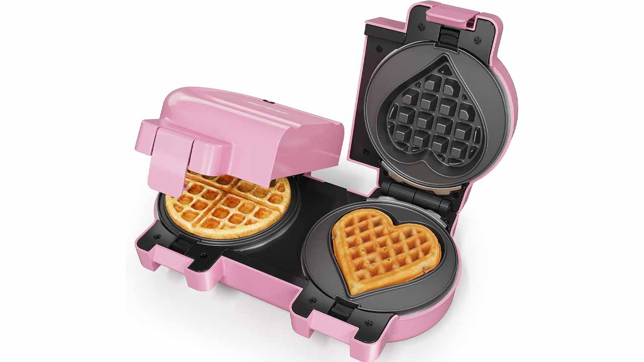 Heart-Shaped Waffle Maker