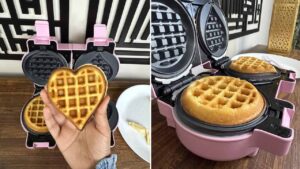 Heart-Shaped Waffle Maker