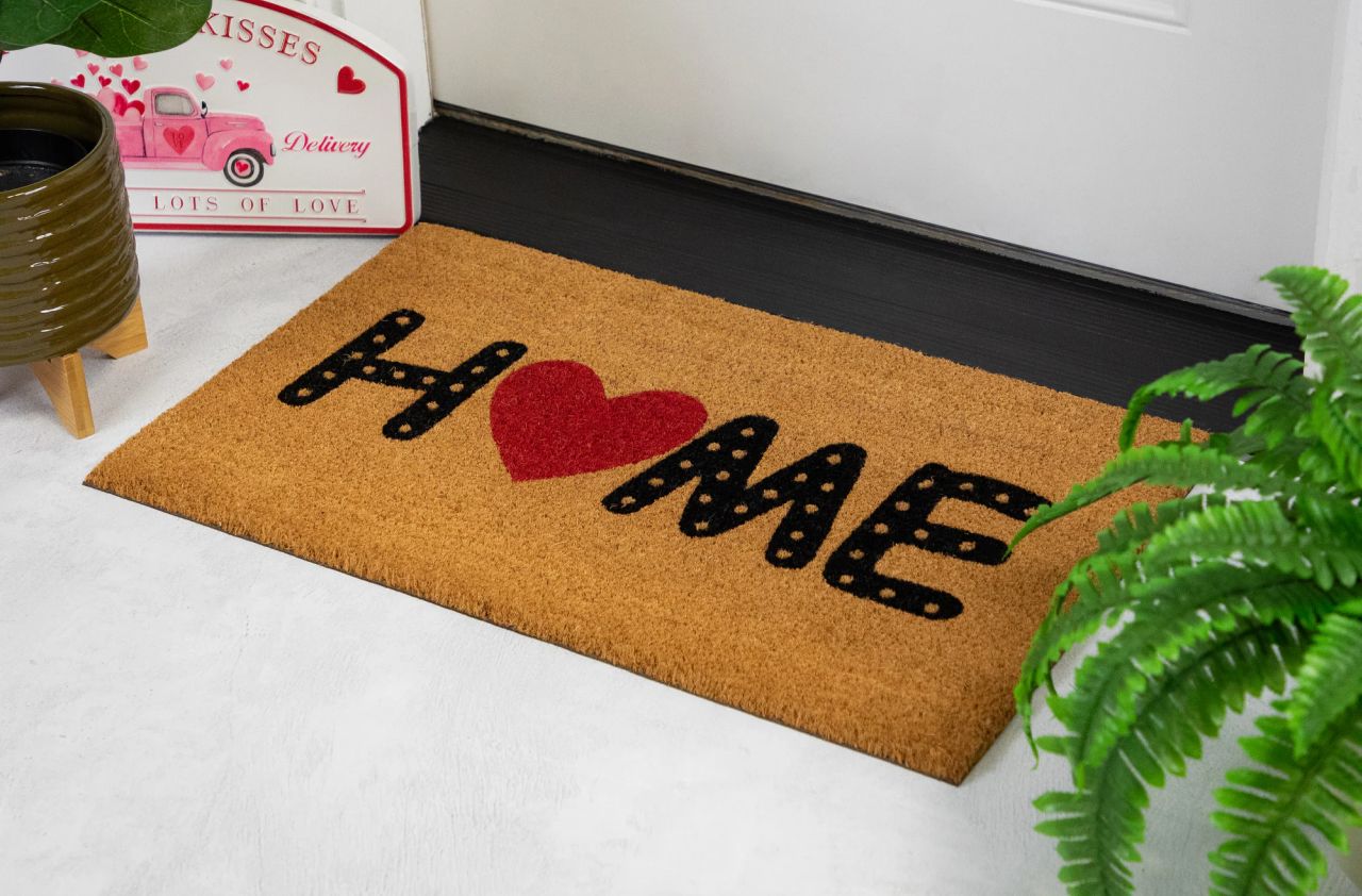 Home Heart Doormat
