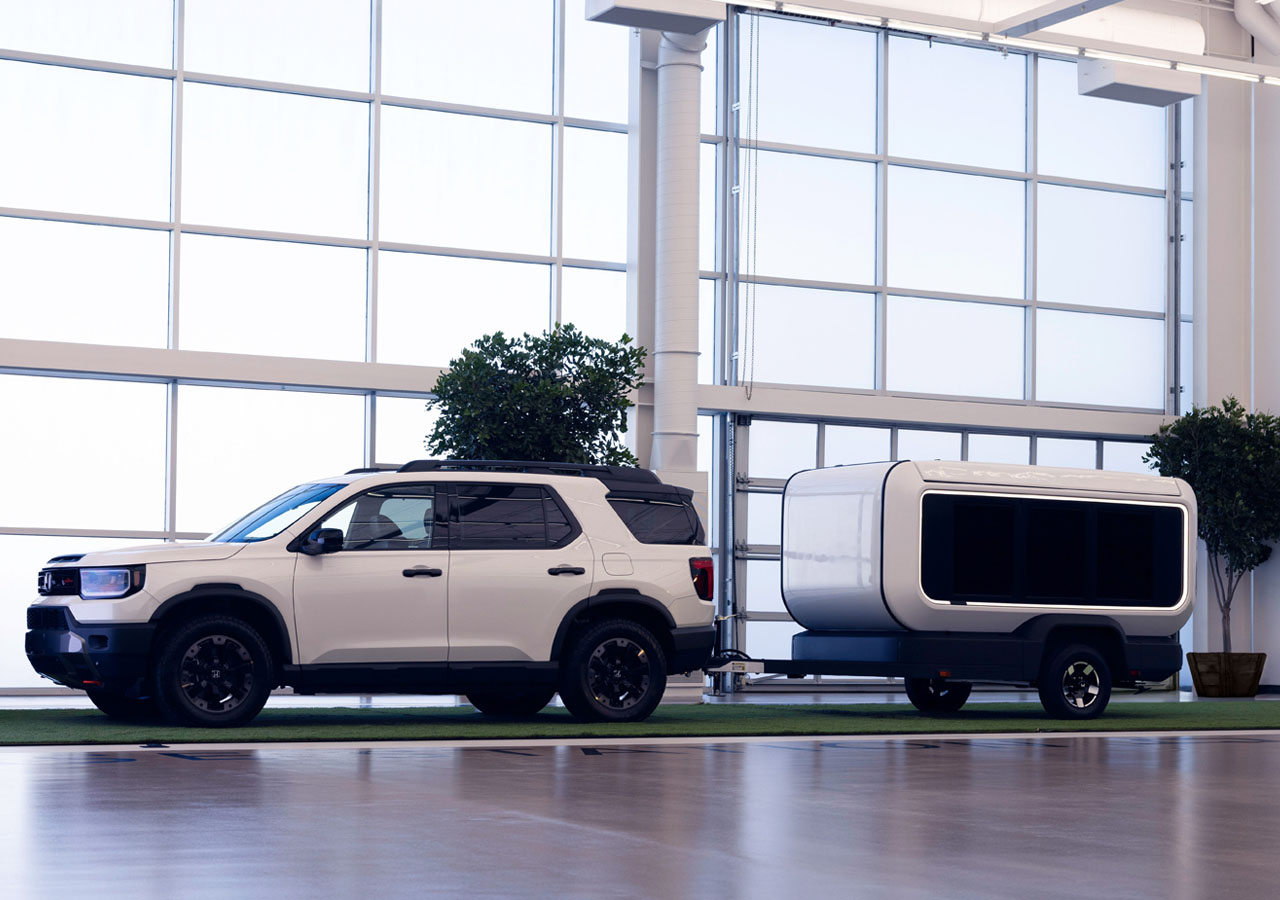 Honda Base Station Solar Powered Camper Trailer