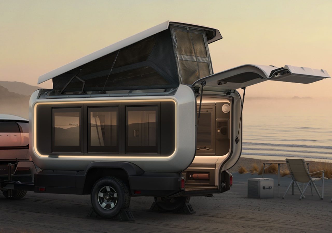 Honda Base Station Solar Powered Camper Trailer